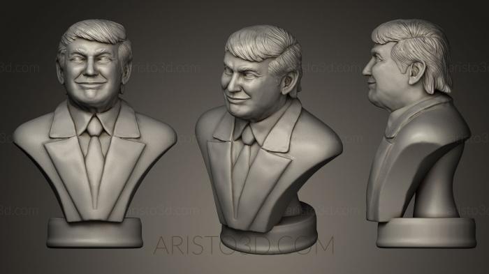 Busts and bas-reliefs of famous people (BUSTC_0146) 3D model for CNC machine